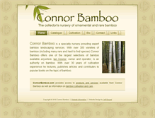 Tablet Screenshot of connorbamboo.com